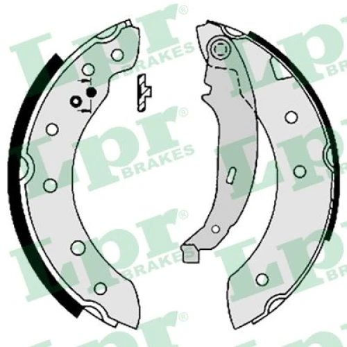 BRAKE SHOE SET - 0