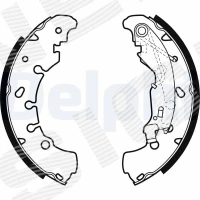 Brake shoe set