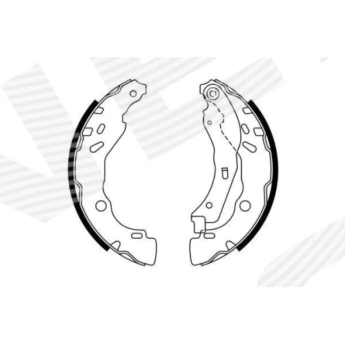 BRAKE SHOE SET - 4