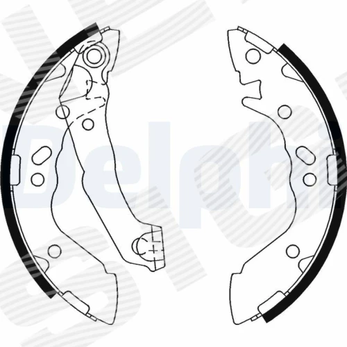 BRAKE SHOE SET - 0