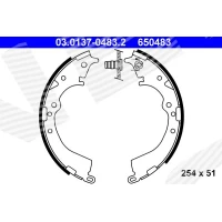 Brake shoe set