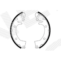 Brake shoe set