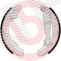 Brake shoe set