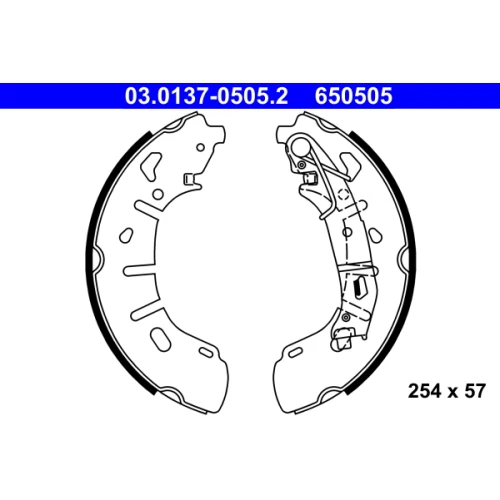 BRAKE SHOE SET - 0