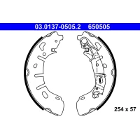 Brake shoe set