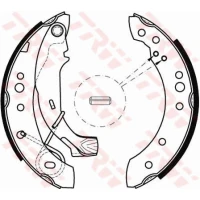 Brake shoe set