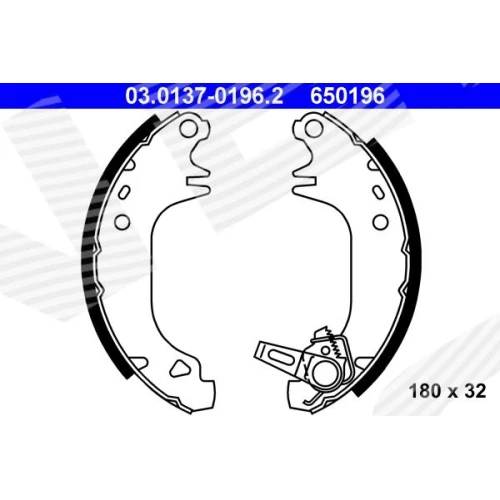 BRAKE SHOE SET - 0