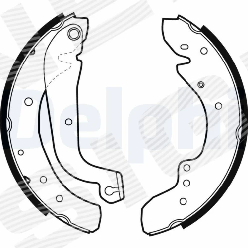 BRAKE SHOE SET - 0