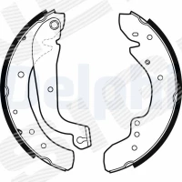 Brake shoe set