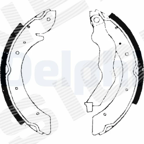 BRAKE SHOE SET - 0