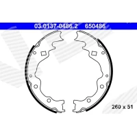 Brake shoe set