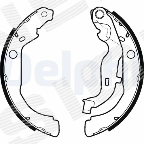 BRAKE SHOE SET - 0