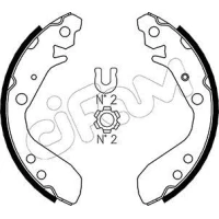 Brake shoe set