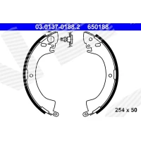 Brake shoe set