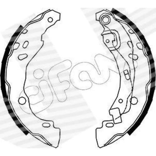 BRAKE SHOE SET - 0