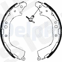 Brake shoe set