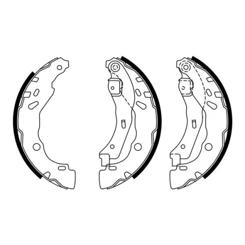 BRAKE SHOE SET - 4