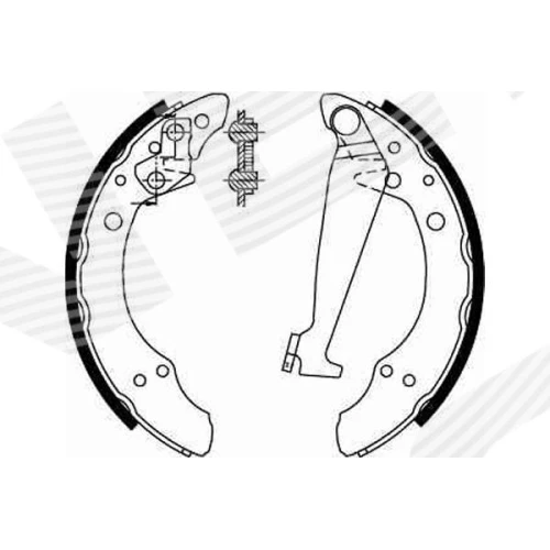 BRAKE SHOE SET - 1