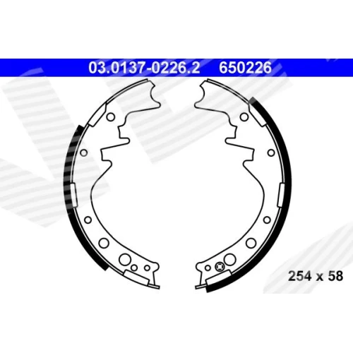 BRAKE SHOE SET - 0