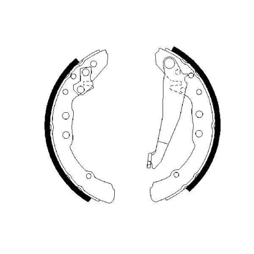 BRAKE SHOE SET - 4