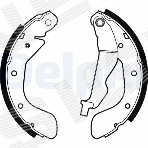 BRAKE SHOE SET - 0