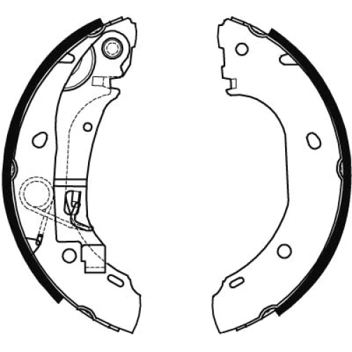 КОМПЛЕКТ ТОРМОЗНЫХ КОЛОДОК - 1