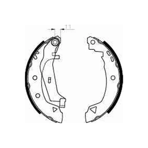 BRAKE SHOE SET - 1