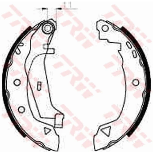 BRAKE SHOE SET - 0