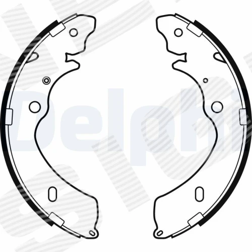 BRAKE SHOE SET - 0