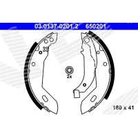 Brake shoe set