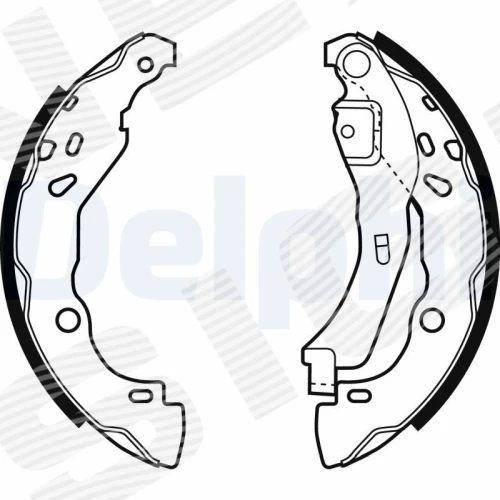 BRAKE SHOE SET - 0