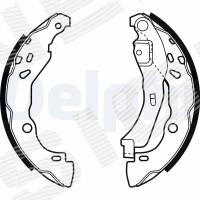 Brake shoe set