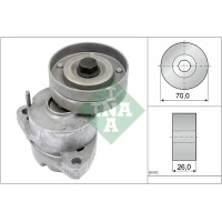 Alternator belt tensioner