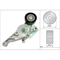 Alternator belt tensioner