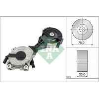 Alternator belt tensioner