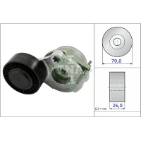 Alternator belt tensioner