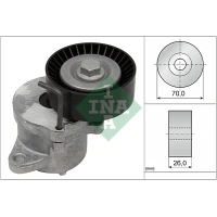 Alternator belt tensioner