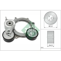 Alternator belt tensioner