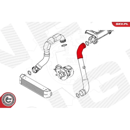 CHARGER AIR HOSE - 4