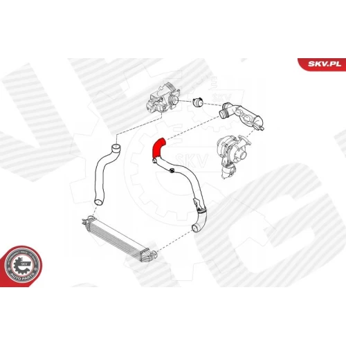 CHARGER AIR HOSE - 2