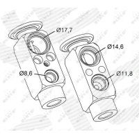 Air conditioning expansion valve