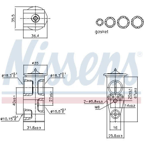 AIR CONDITIONING EXPANSION VALVE - 0