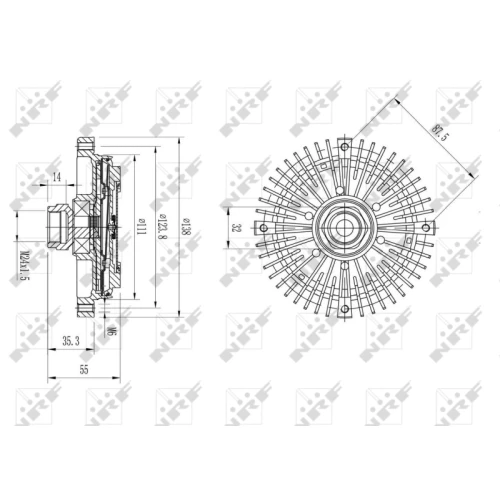 CLUTCH RADIATOR FAN - 4