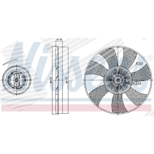 CLUTCH RADIATOR FAN - 4