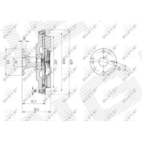 CLUTCH RADIATOR FAN - 1