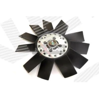 Clutch radiator fan