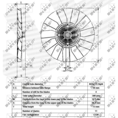 CLUTCH RADIATOR FAN - 3