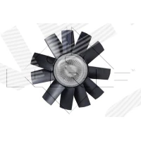 Clutch radiator fan