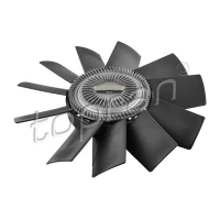 Clutch radiator fan