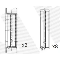 Crankshaft bearings